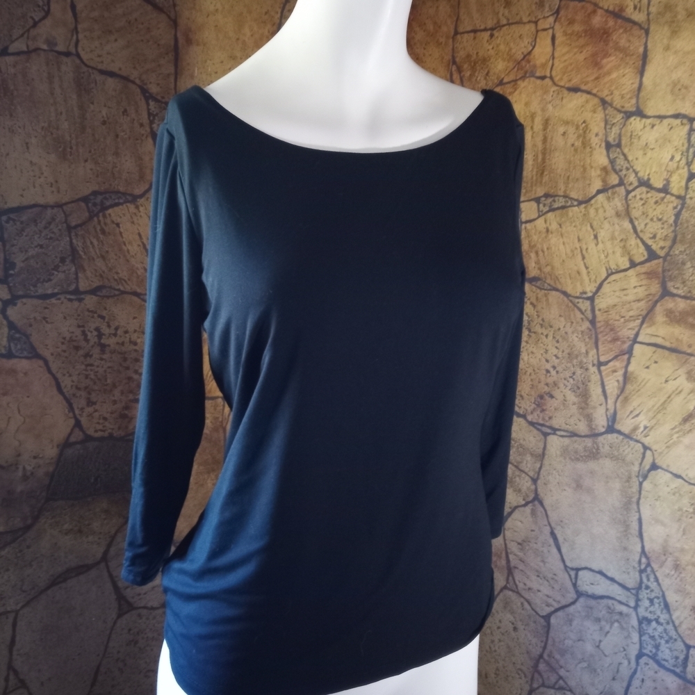 Rachel Zoe Classic Black Blouse